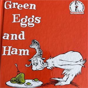 DR SUESS 1960 GREEN EGGS & HAM SUESS