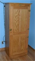 Surewood Oak Computer Cabinet