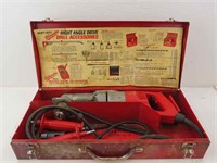 Milwaukee Right Angle Drill and Tool Box