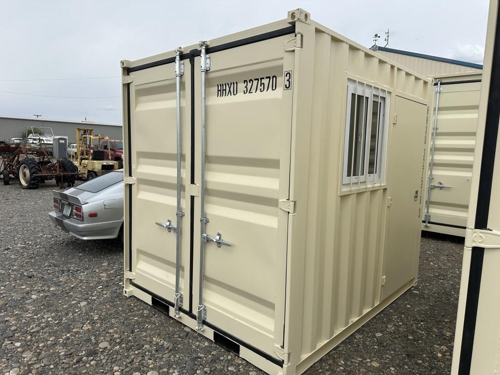 9'x8' Unused shipping container