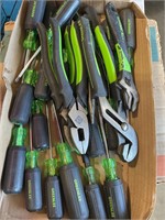 Flat of Greenlee  tools