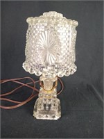 Glass Dresser Lamp & Shade