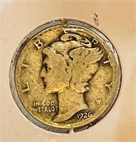 1926 Silver Mercury Dime