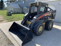 New Holland LS185B Skid Steer With Rubber TIres