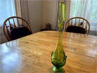 Vintage Viking Glass Spring Green Cabbage
