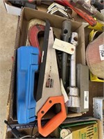 Saw, tool kit etc