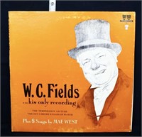 WC Fields & Mae West vinyl record