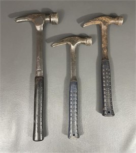 Three Assorted Hammers