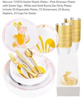 MSRP $40 Plastic Easter Tablewear