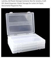 MSRP $30 Set 6 Plastic Storage Containers