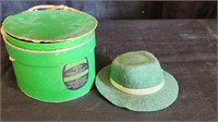 Miniature Stephen Stetson Green Hat in Box