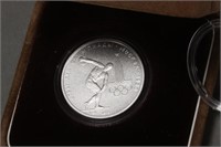 Silver Coin 1980 Moscow Olympic Coin,