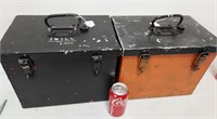 Two Aluminum Airtight Cases
