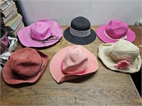 6 SUN HATS