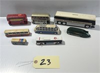 (8) COLLECTIBLE BUSES