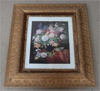 Framed Floral Print