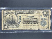 1902 1st National Bank Pleasantville, IA $10 note