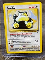 2000 Base Snorlax Non Holo Rare Pokemon CARD