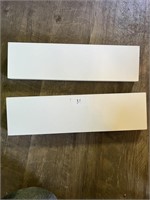 3 SMALL FLOATING WALL SHELVES