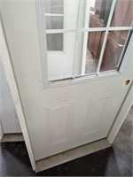 36"W Exterior Left Hand Door (Broken Glass)