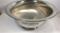 Grey Goose extra large ice bucket silver 16 1/2”