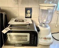 Cuisenart see-through toaster, blender