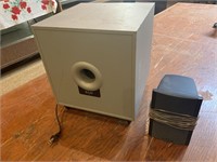KLH SUB WOOFER WITH SPEAKER