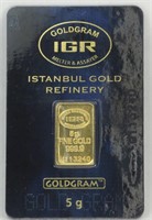 5g ISTAMBUL GOLD 999 FINE GOLD