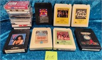11 - LOT OF CASSETTES & 8-TRACK TAPES (A110)