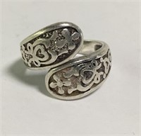 Rg Sterling Silver Ring