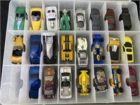 Die Cast Toy Cars and Carrying Case