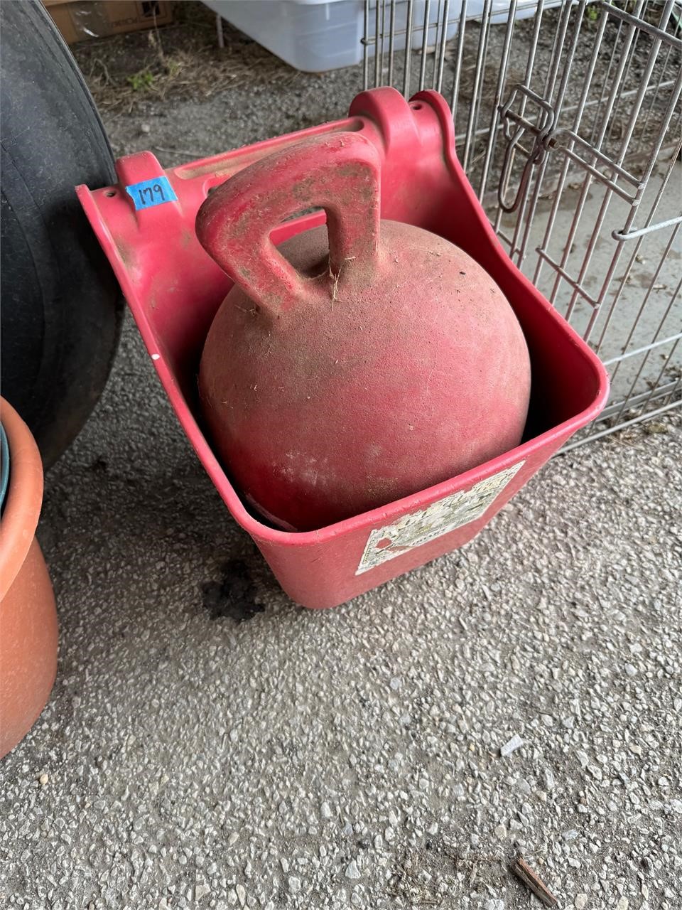 Horse Feeder; Exercise Ball