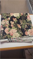 Apprx 1yd floral fabric