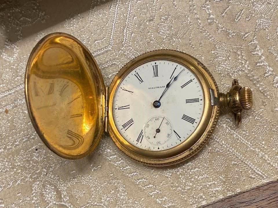 Antique Waltham Gold Filled Pocket Watch