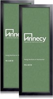 Annecy 10x30 Picture Frame Black  2 Pack