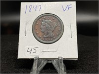 Large Cents:   1847