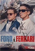 Autograph COA Ford v Ferrari Photo