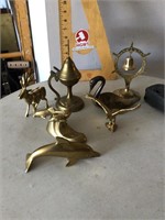 Collection of brass figurine