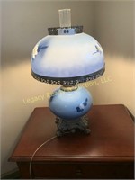 Hand painted table lamp