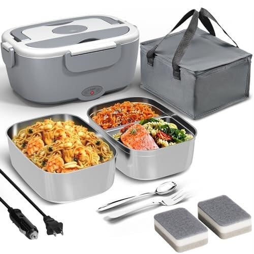 Sitlais Electric Lunch Box Food Heater for Work -