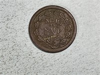 About 1863 Civil war patriotic token