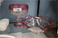 2PC TIFFIN KINGS CROWN CRANBERRY BOWL COMPOTE