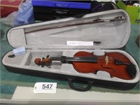 Violin & Bow in Case