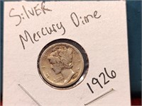 1926 Silver Mercury Dime