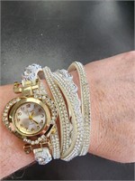Bracelet wrap style watch