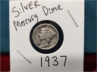 1937 Silver Mercury Dime