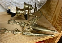 BRASS CANDLE SCONCES