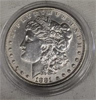 1881 MORGAN SILVER DOLLAR