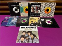 Beatles 45s Vinyl George Martin Recorded England