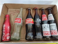 COCACOLA COLLECTOR BOTTLES INCL CONTENTS